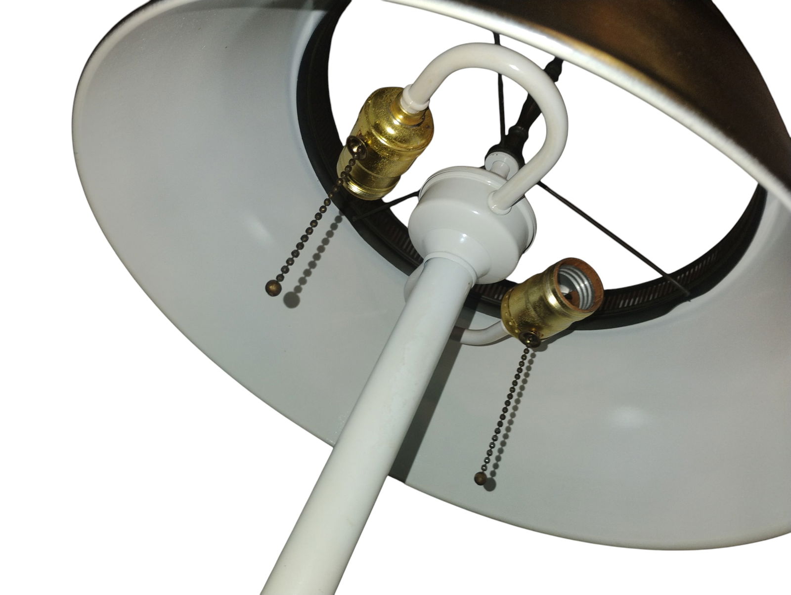 1980s Elevate Your Space With the Classic Brass Tray Floor Lamp - 7