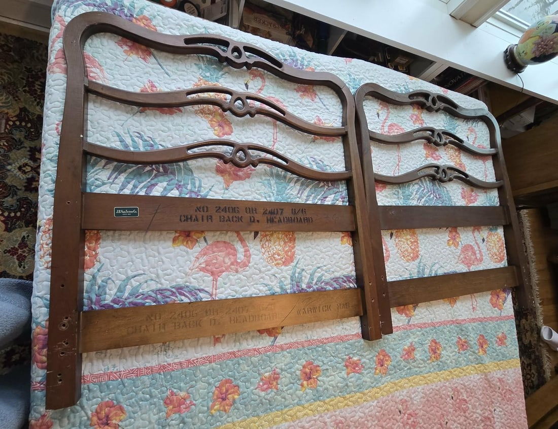 Pair of VanSciver Chippendale Style Headboard Only - 78" Wide (No Frame/Rails) - 2