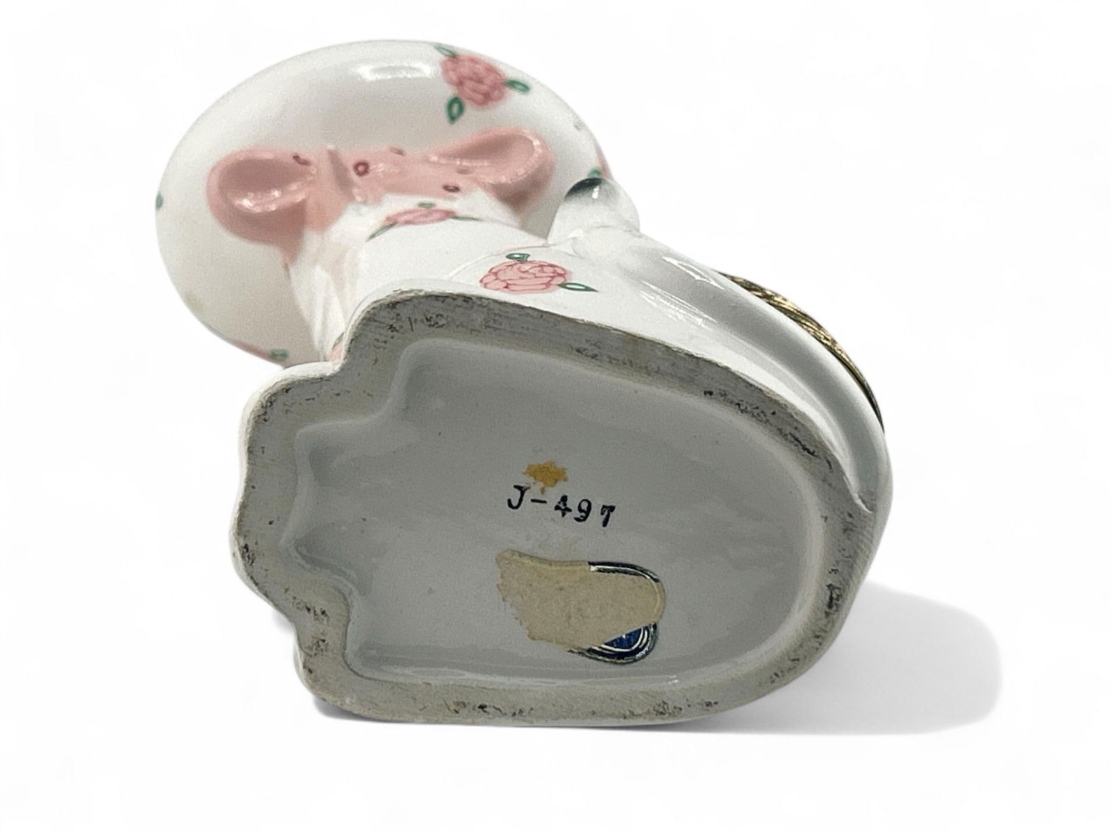 1960's Norcrest Porcelain Cat Mail Letter Sorter & Pen Holder Figurine - 5