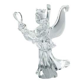 Baccarat Crystal Angel Signed Jean Boggio "Angel of Love" Figurine