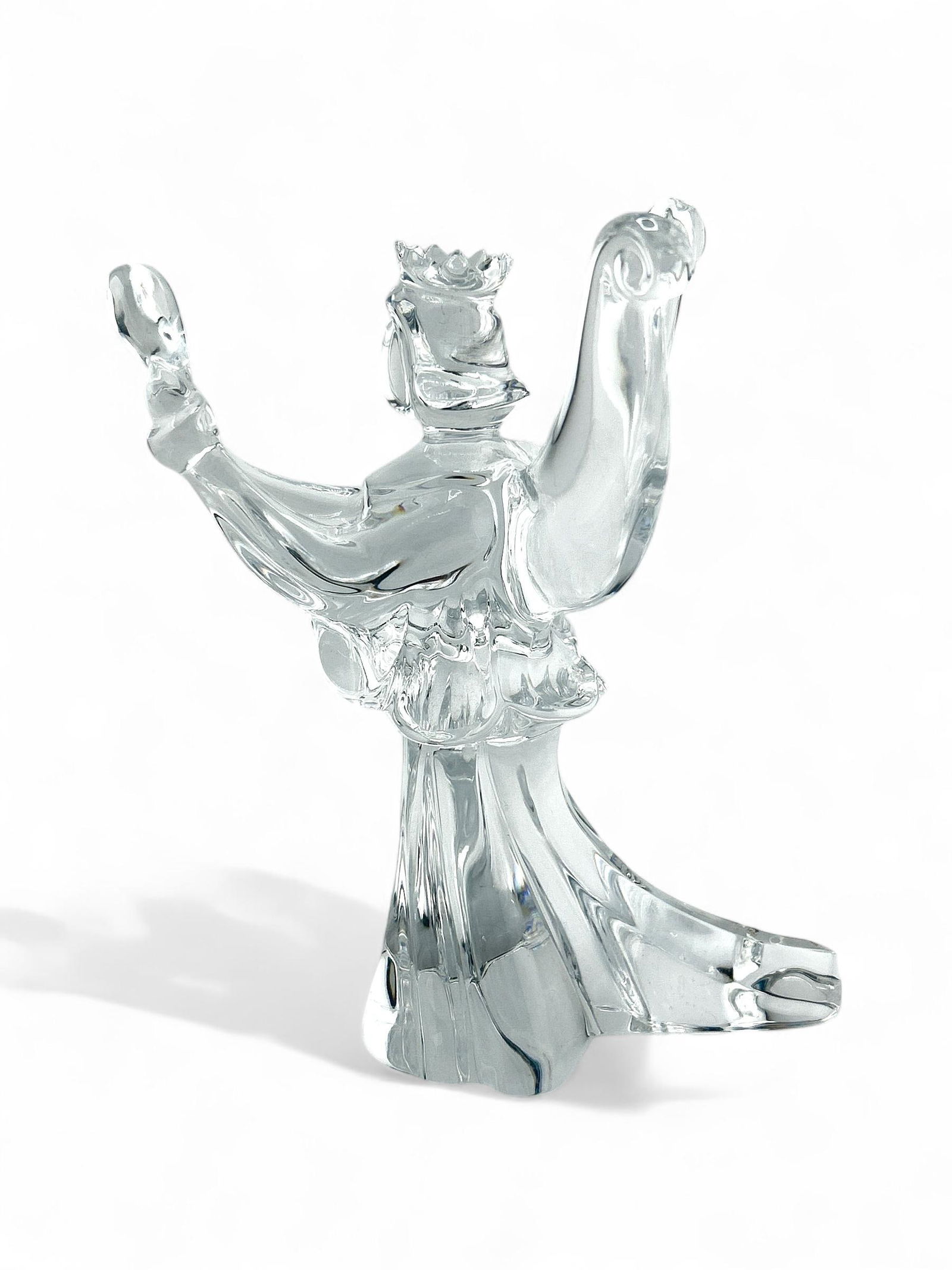 Baccarat Crystal Angel Signed Jean Boggio "Angel of Love" Figurine - 2