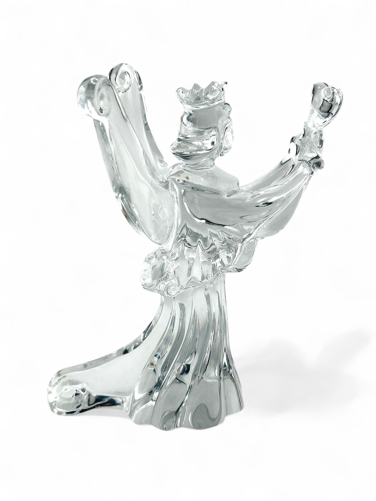 Baccarat Crystal Angel Signed Jean Boggio "Angel of Love" Figurine - 4