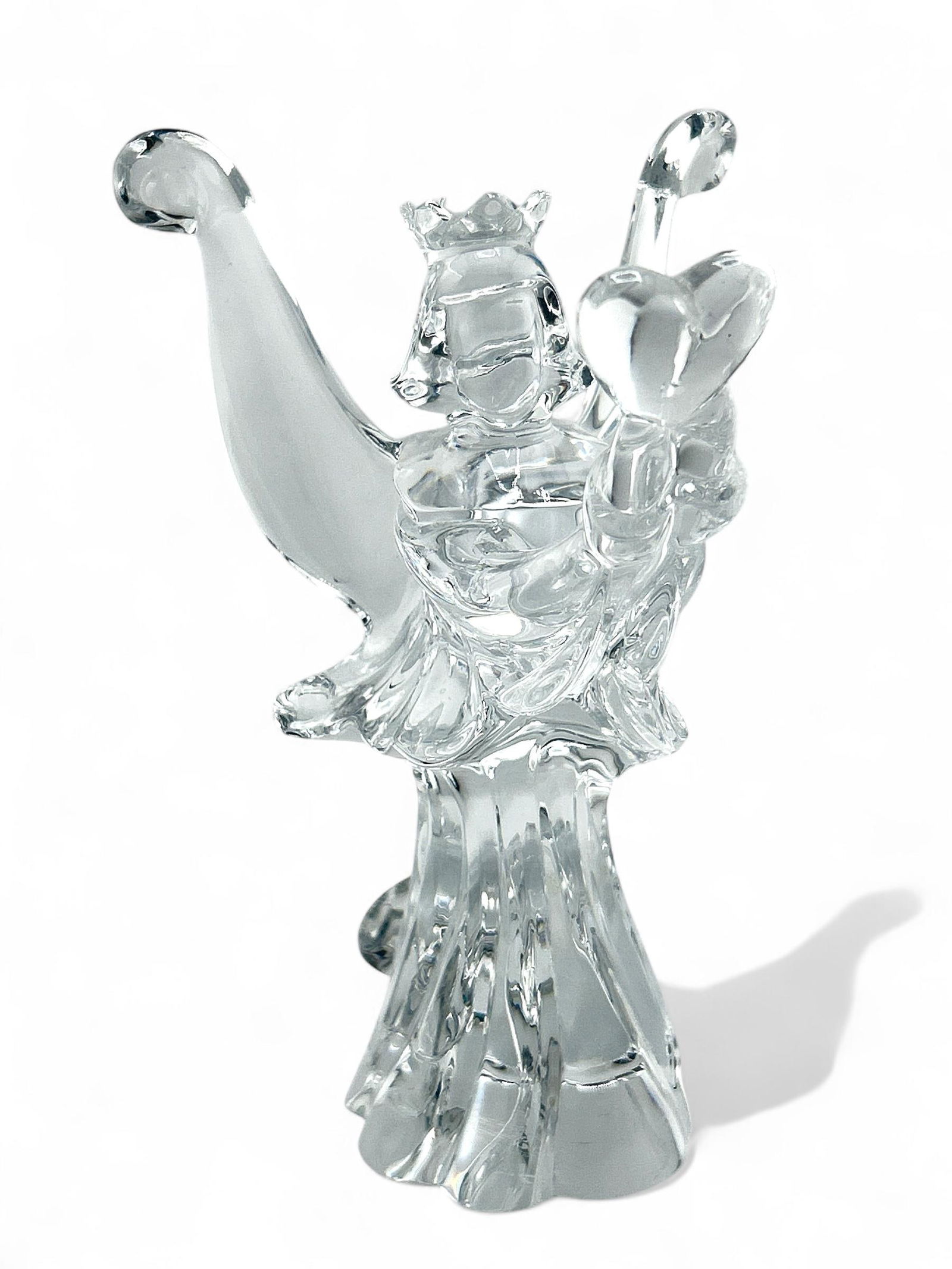 Baccarat Crystal Angel Signed Jean Boggio "Angel of Love" Figurine - 5