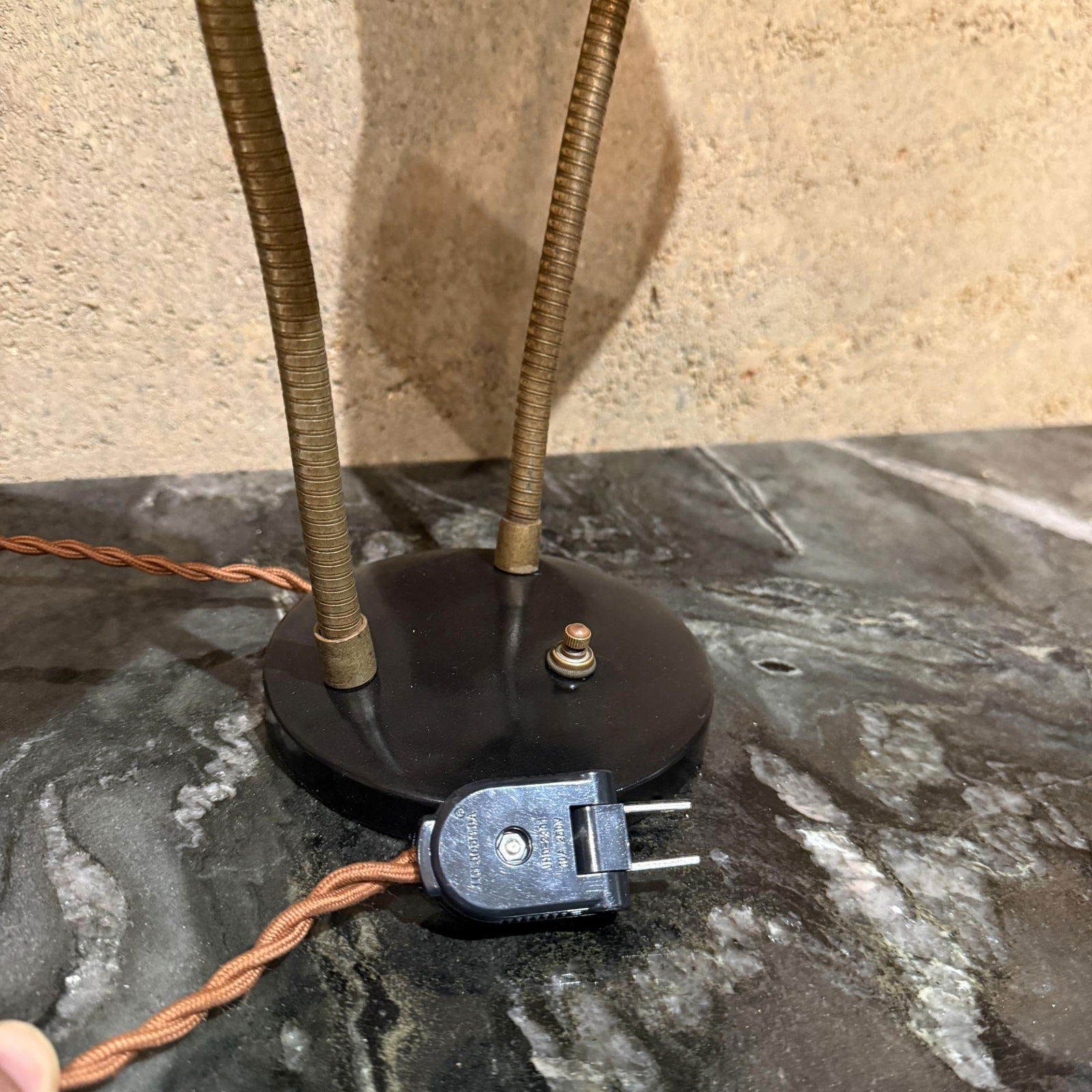 Mid-Century Modern Double-Headed Desk Lamp Lightolier Style - 5