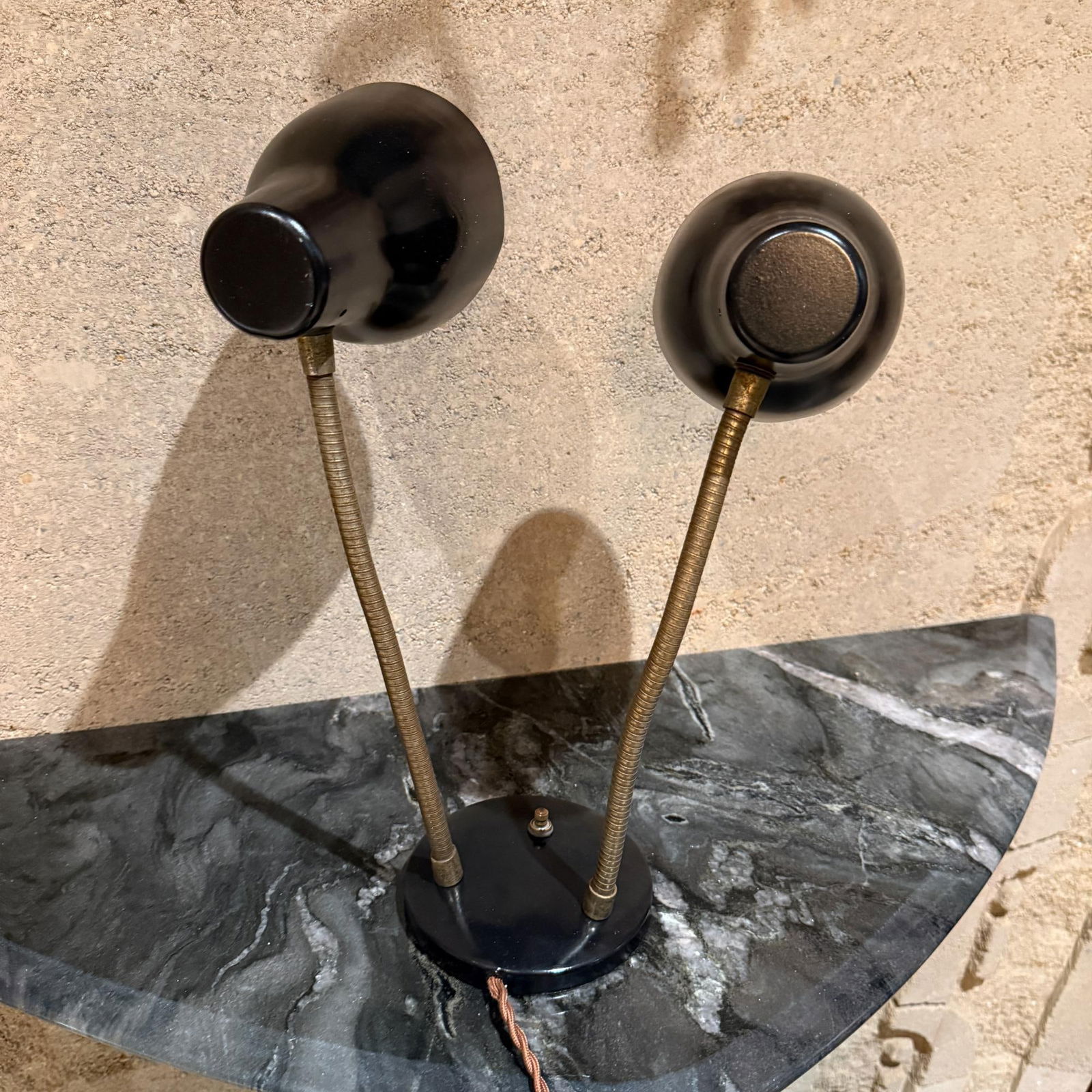 Mid-Century Modern Double-Headed Desk Lamp Lightolier Style - 8