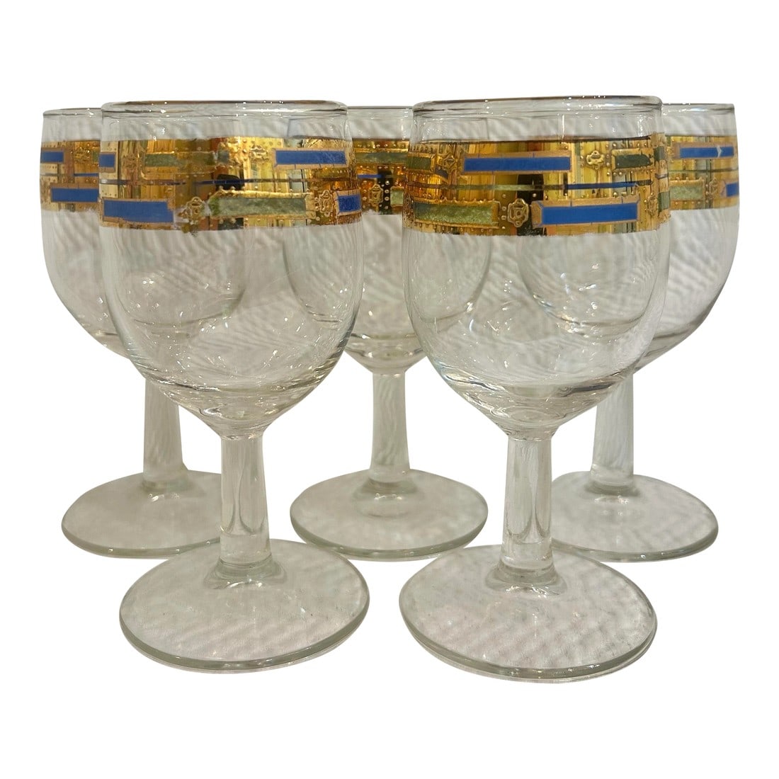 Mid 20th Century Culver "Empress" Wine Glases - A Set of 5 (1 of 6)