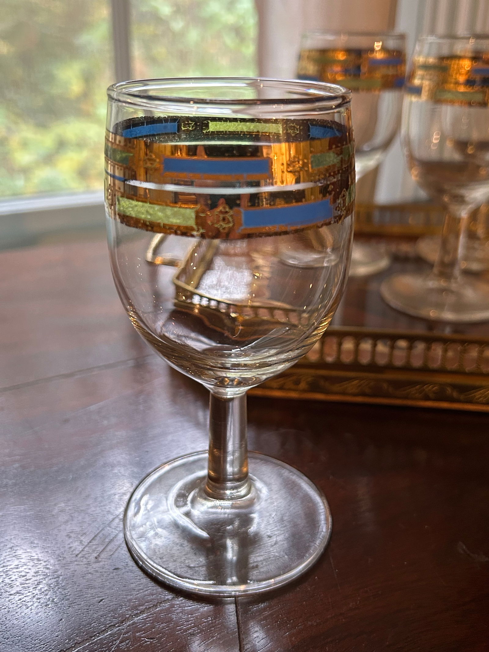 Mid 20th Century Culver "Empress" Wine Glases - A Set of 5 - 5