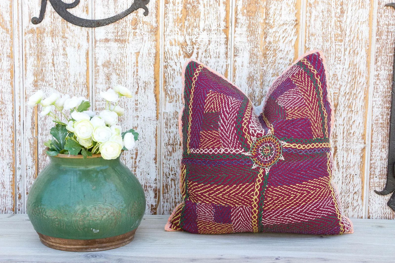 Lilac Sindh Sami Square Pillow - 2