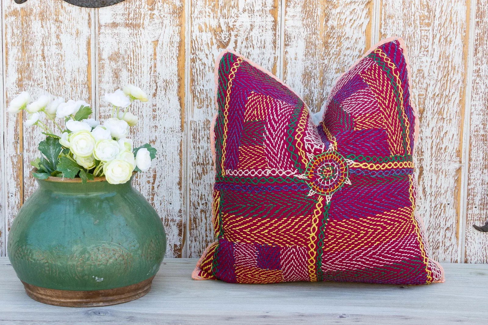 Lilac Sindh Sami Square Pillow - 5