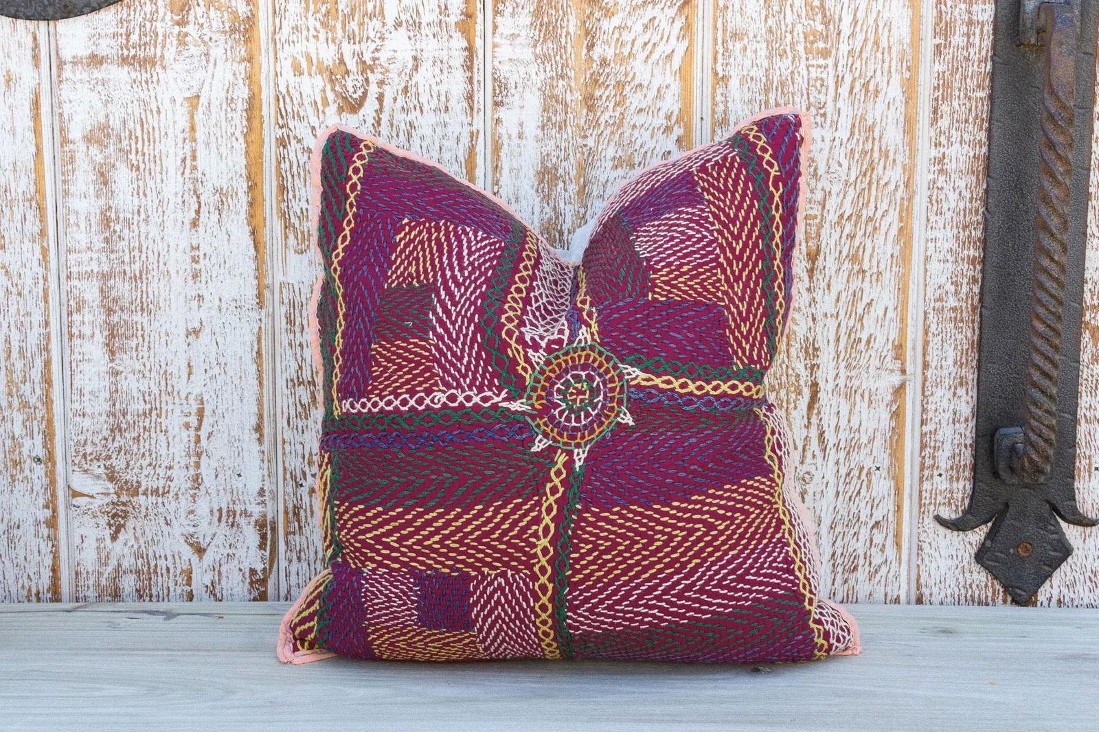 Lilac Sindh Sami Square Pillow - 6