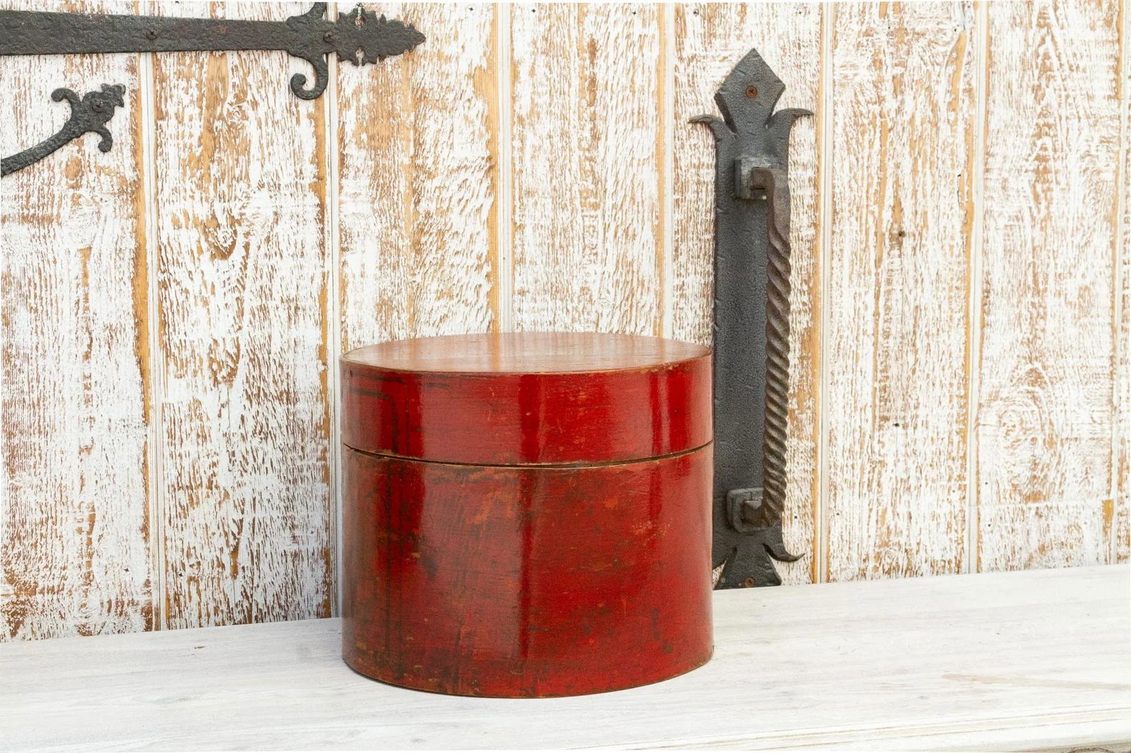 Antique Burmese Shwe Zawa Red Betel Box - 10