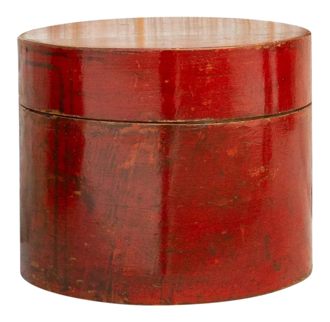 Antique Burmese Shwe Zawa Red Betel Box (1 of 10)