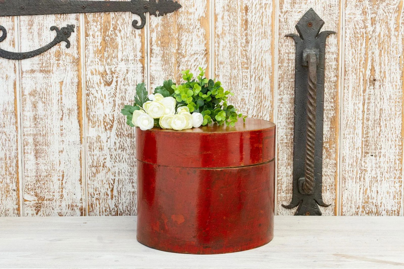 Antique Burmese Shwe Zawa Red Betel Box - 8