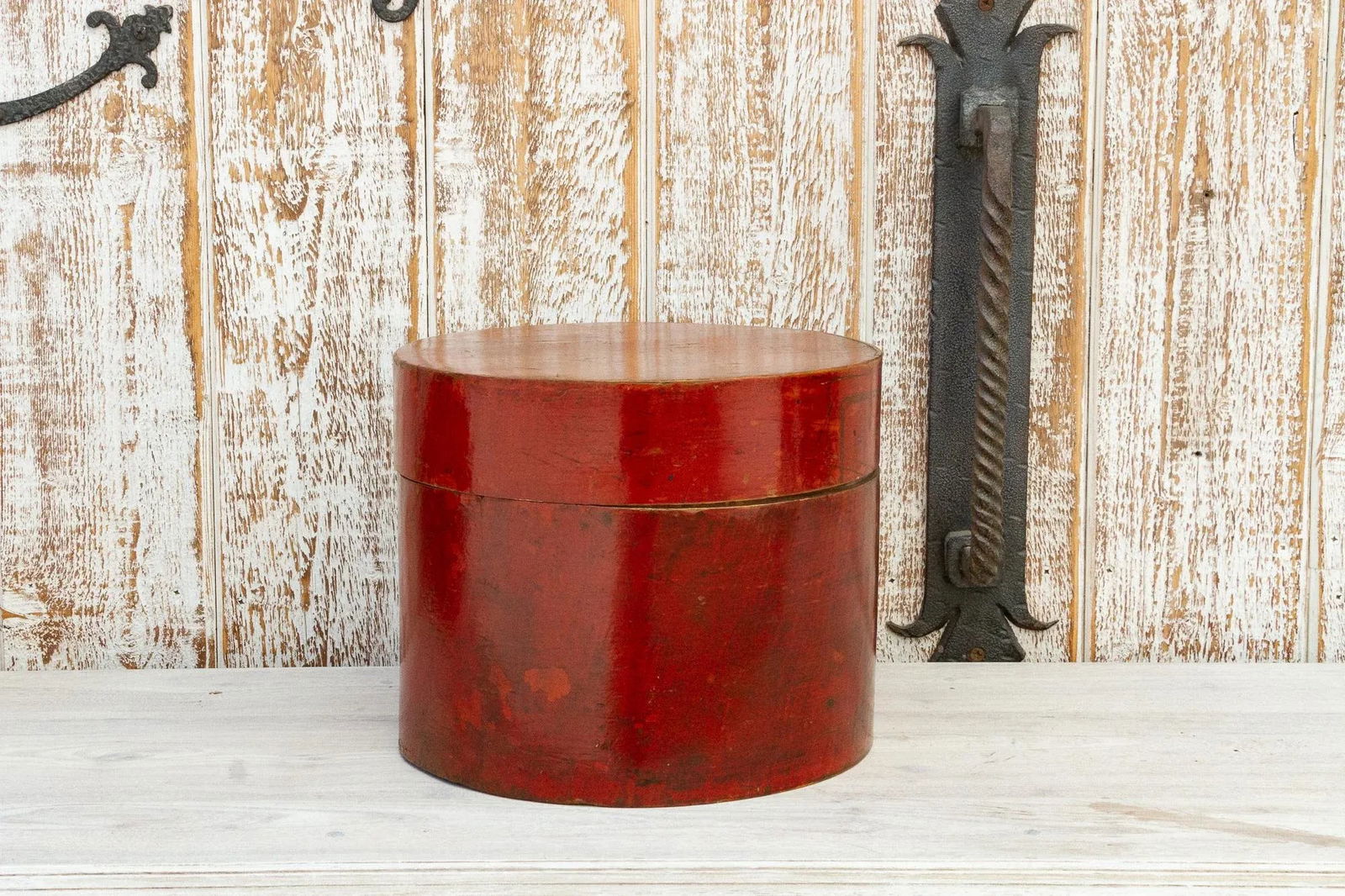 Antique Burmese Shwe Zawa Red Betel Box - 9