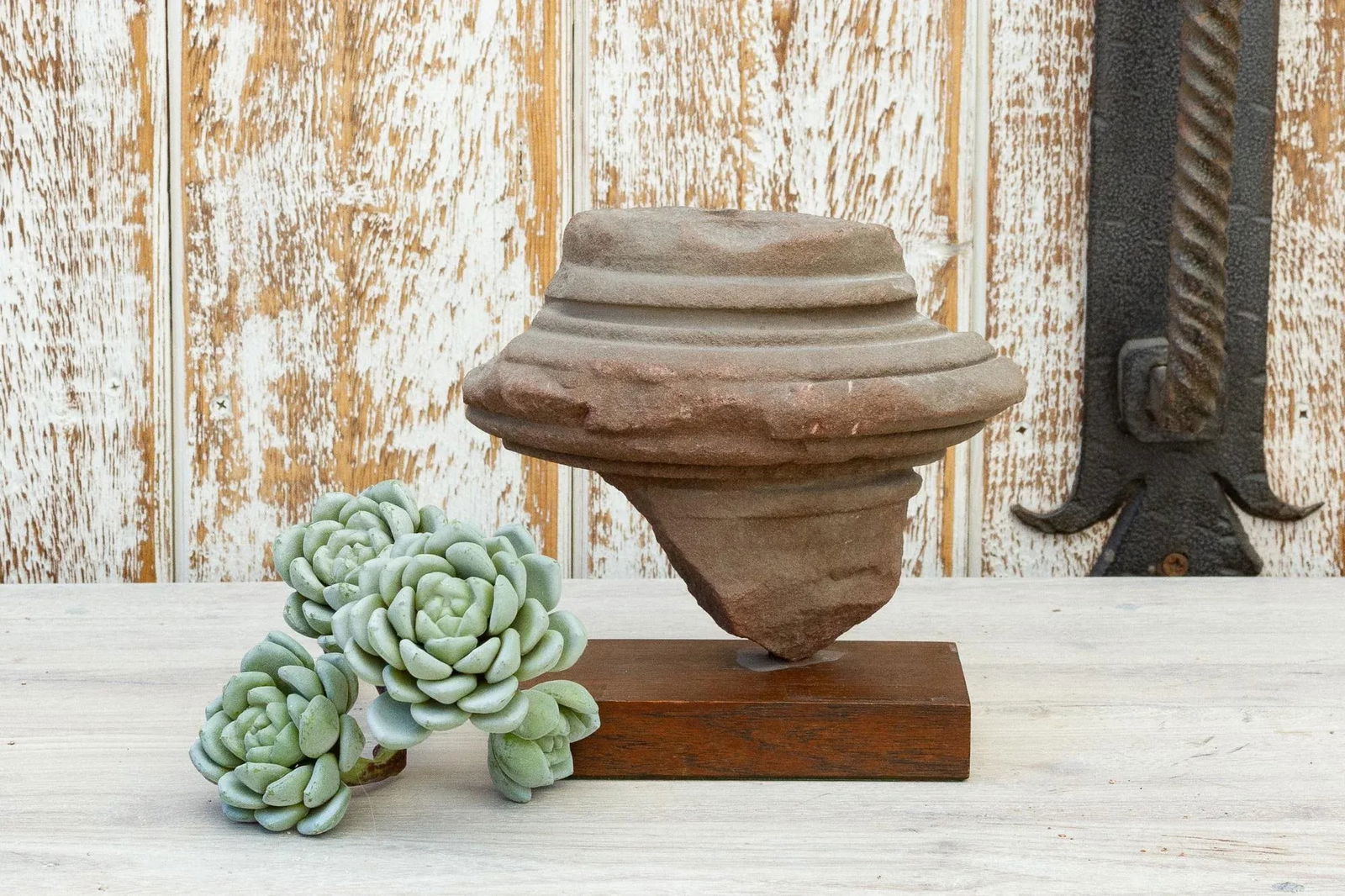 Ancient Siam Temple Stupa Remnant - 2