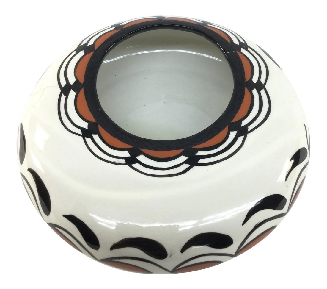 Ceramic Ukrainian Folk Art Catchall or Planter (1 of 13)
