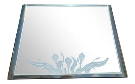 1970s Ello Brass Dresser Mirror