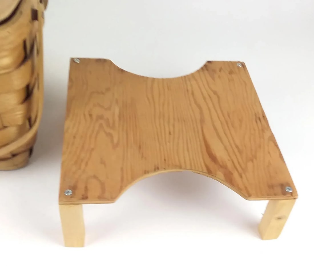 Vintage Bentwood Picnic Basket - 7