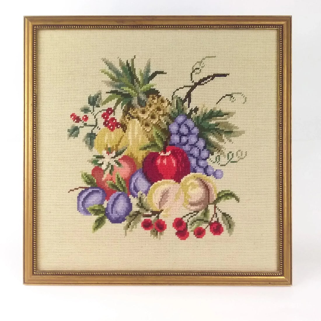 Vintage Hand Created Needlepoint Artwork - 10