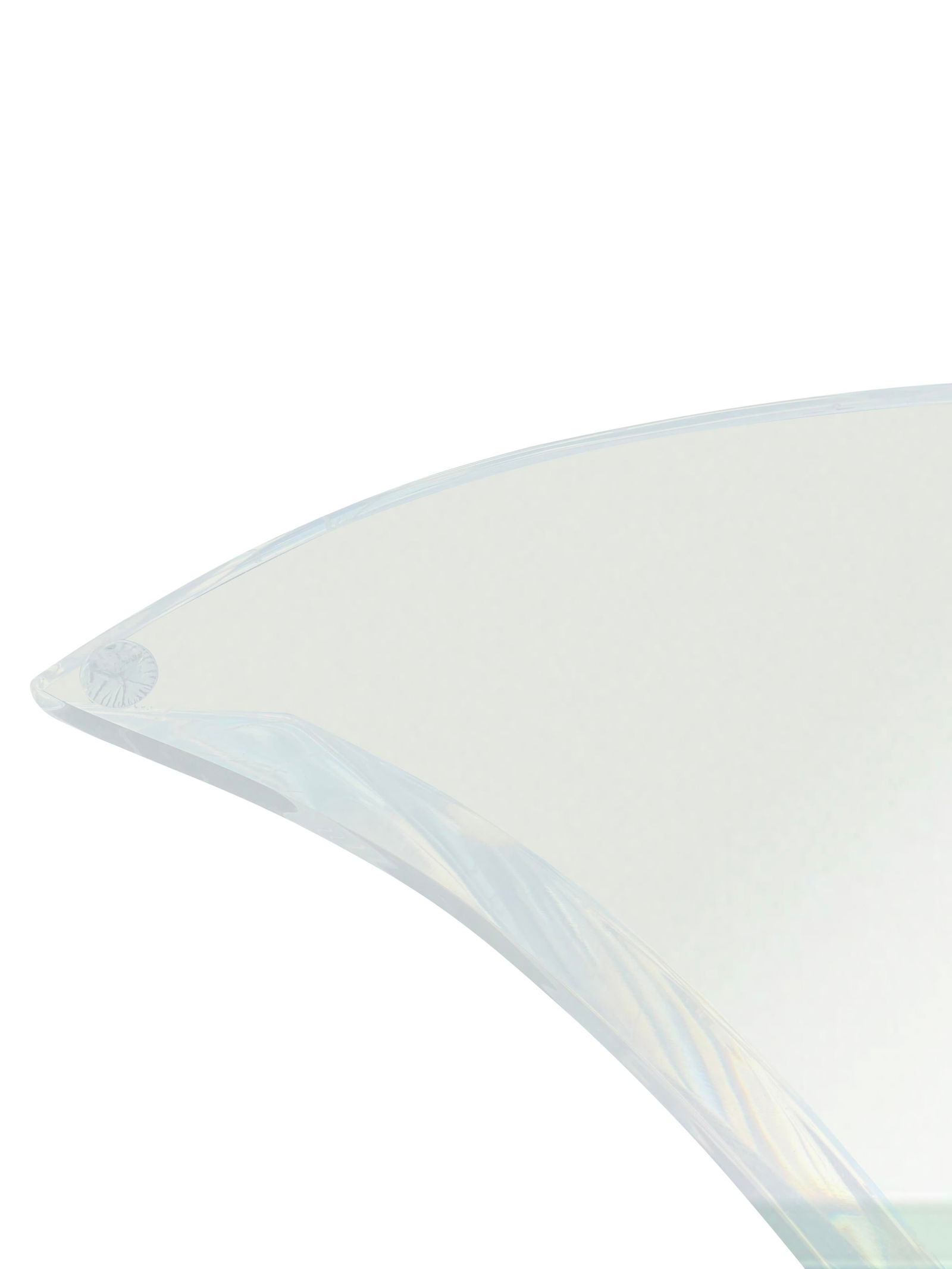 1980s Shlomi Haziza Postmodern Lucite Sculptural Coffee Table - 3