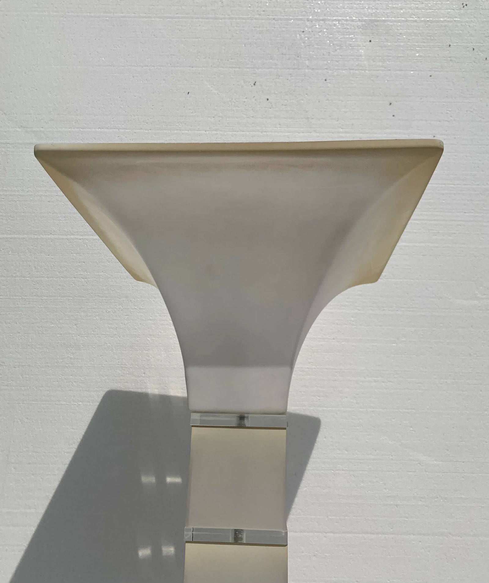 Post-Modern Frosted Lucite Floor Lamp - 7