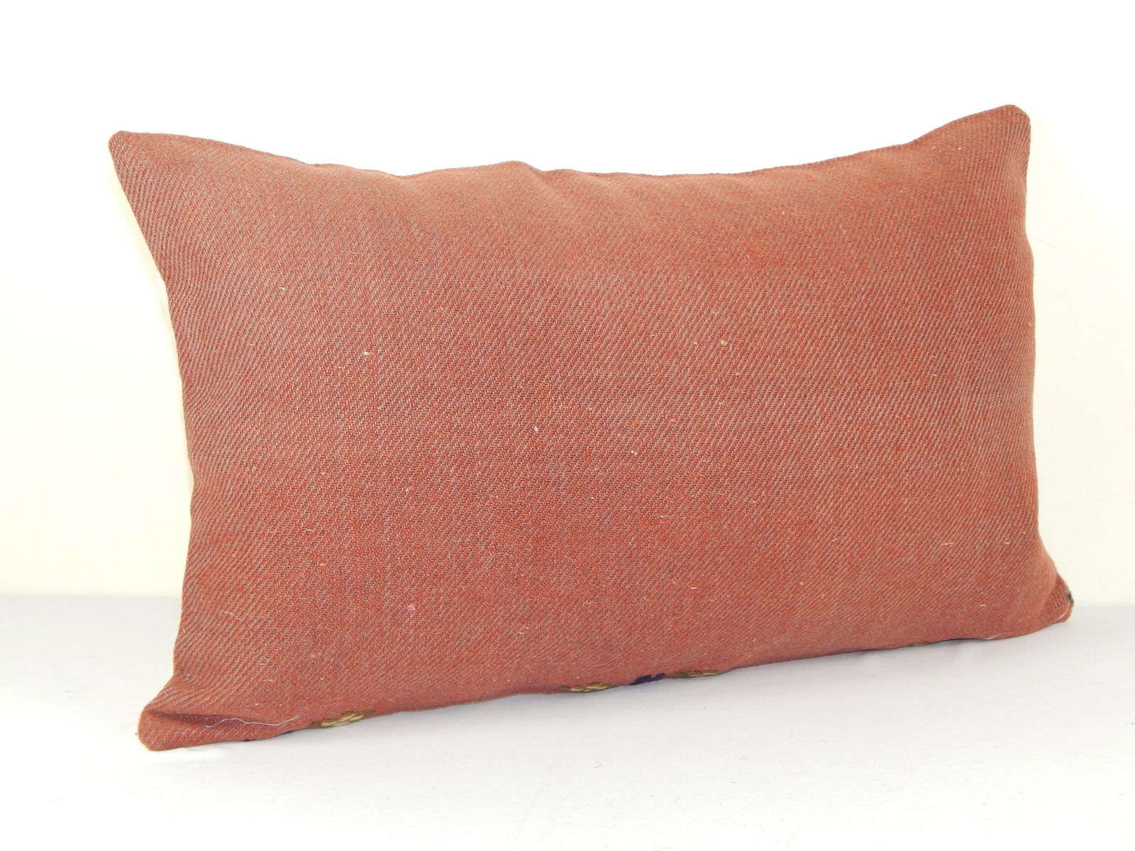 Vintage Turkish Organic Kilim Pillow Cover - 2