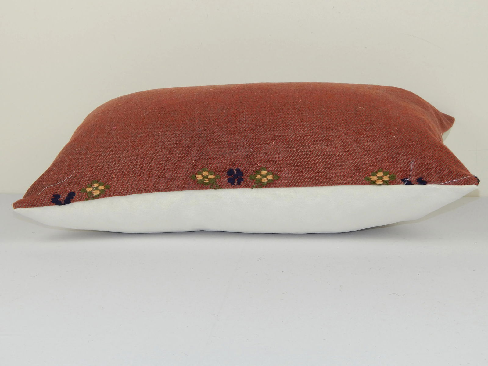 Vintage Turkish Organic Kilim Pillow Cover - 4