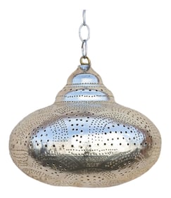 Zellige Moorish Sphere Pendant Lantern