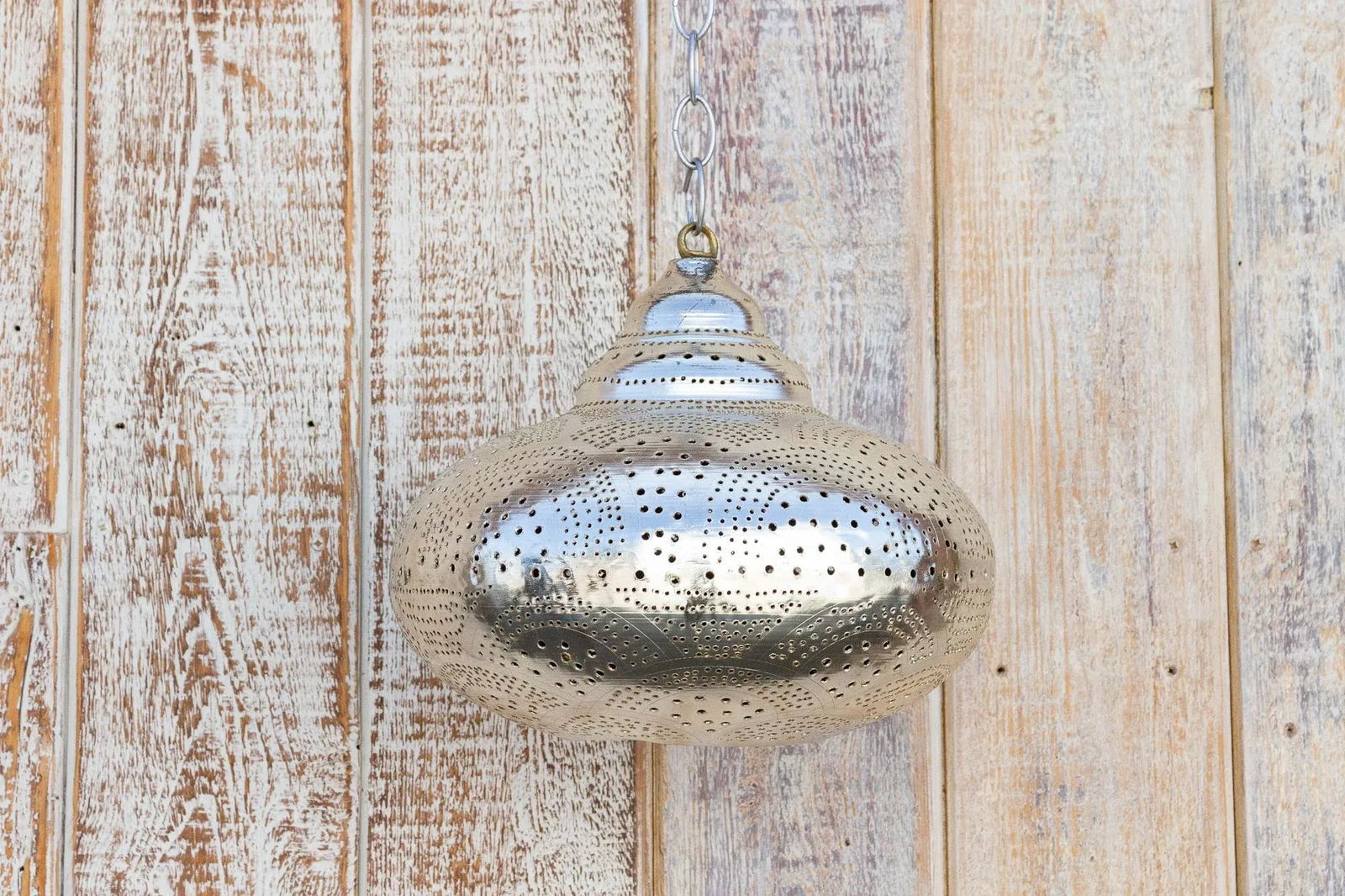 Zellige Moorish Sphere Pendant Lantern - 2