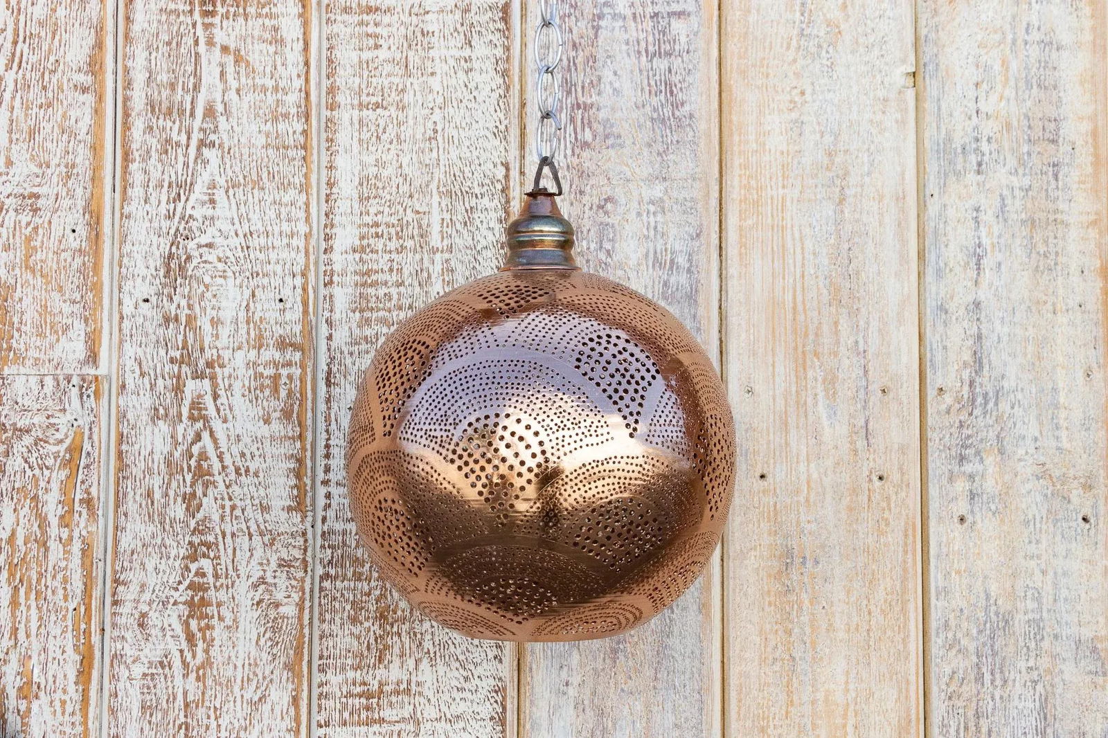 Amat Moorish Sphere Pendant Lantern - 2