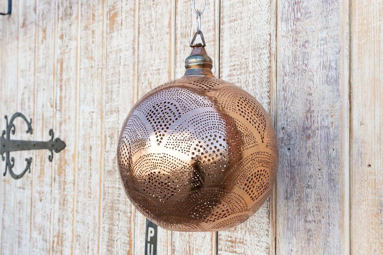 Amat Moorish Sphere Pendant Lantern - 4