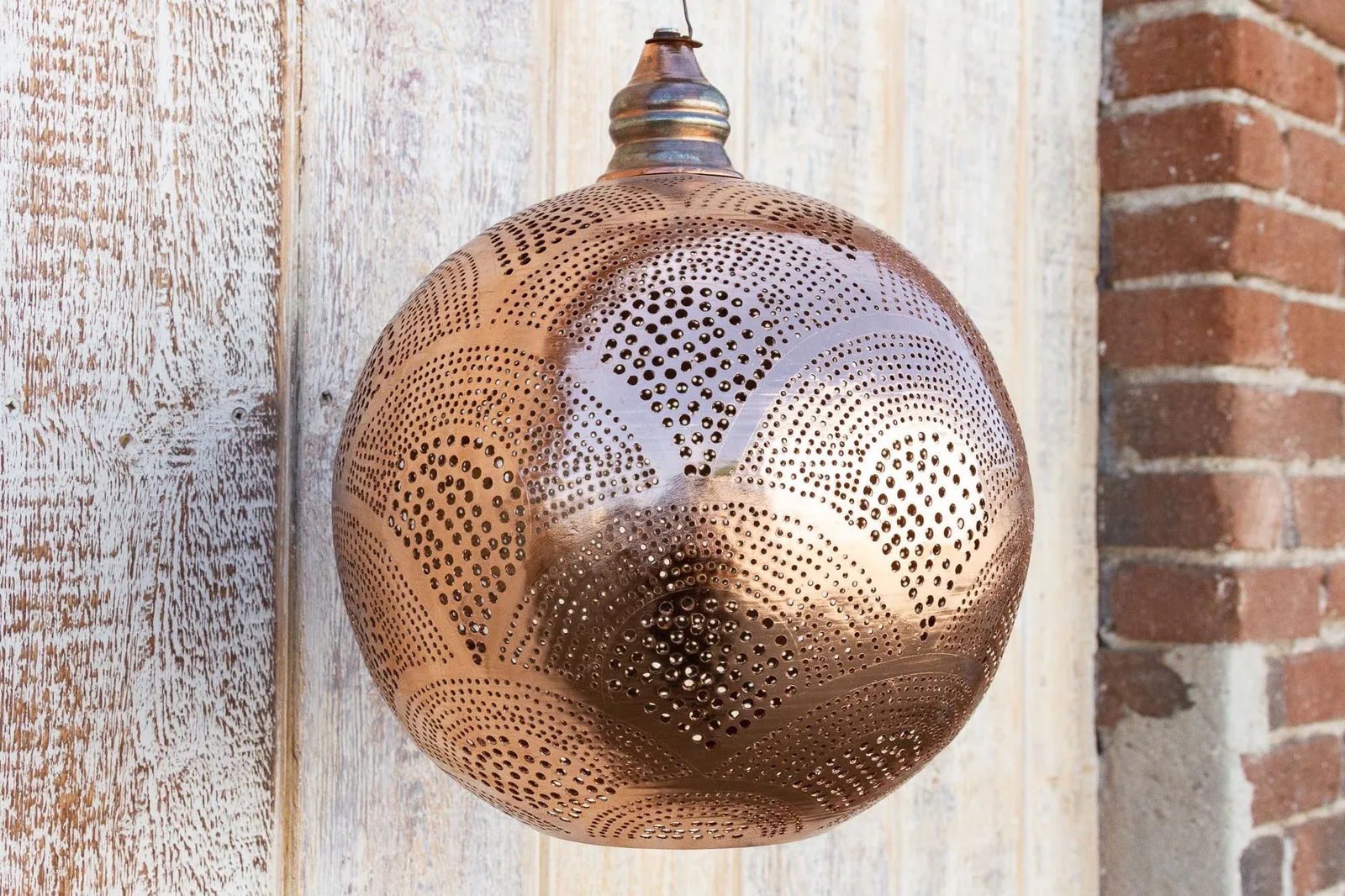 Amat Moorish Sphere Pendant Lantern - 6