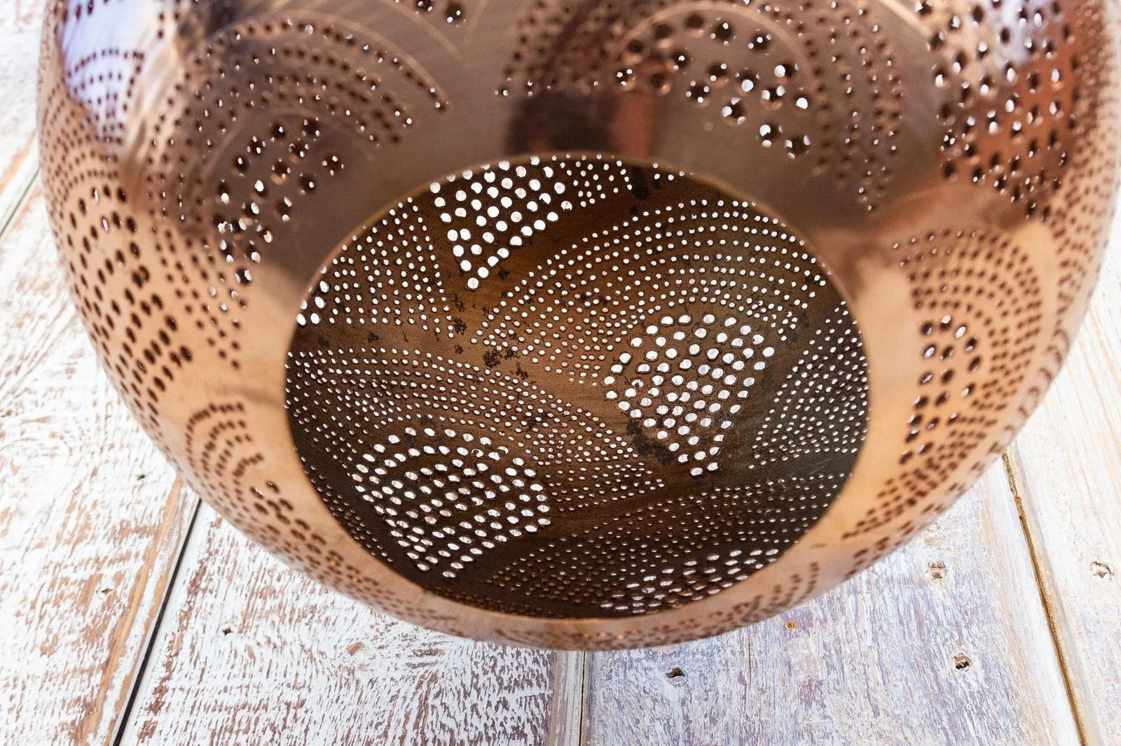 Amat Moorish Sphere Pendant Lantern - 7