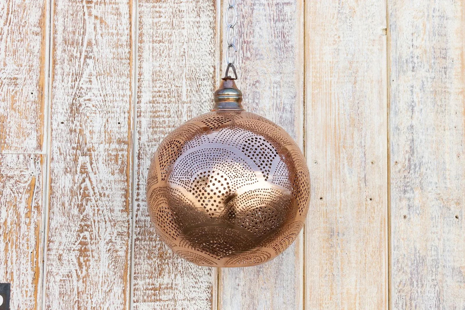 Amat Moorish Sphere Pendant Lantern - 8