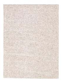 Modern Apadana's Westport Collection Hand Tufted Beige Natural Wool Rug
