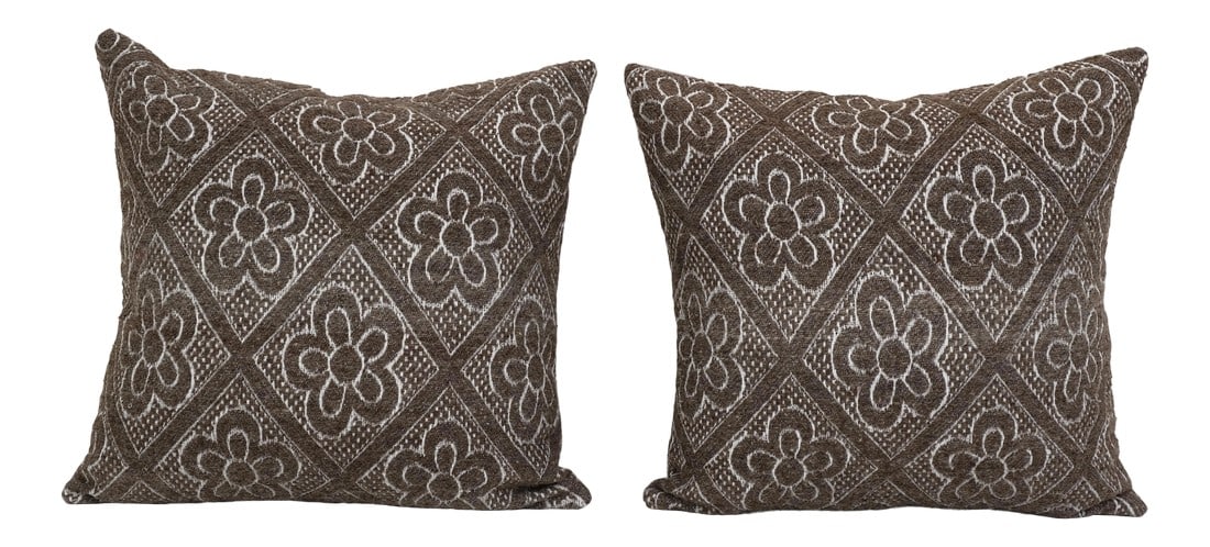 Vintage Brown Turkish Pillowcase - a Pair (1 of 5)