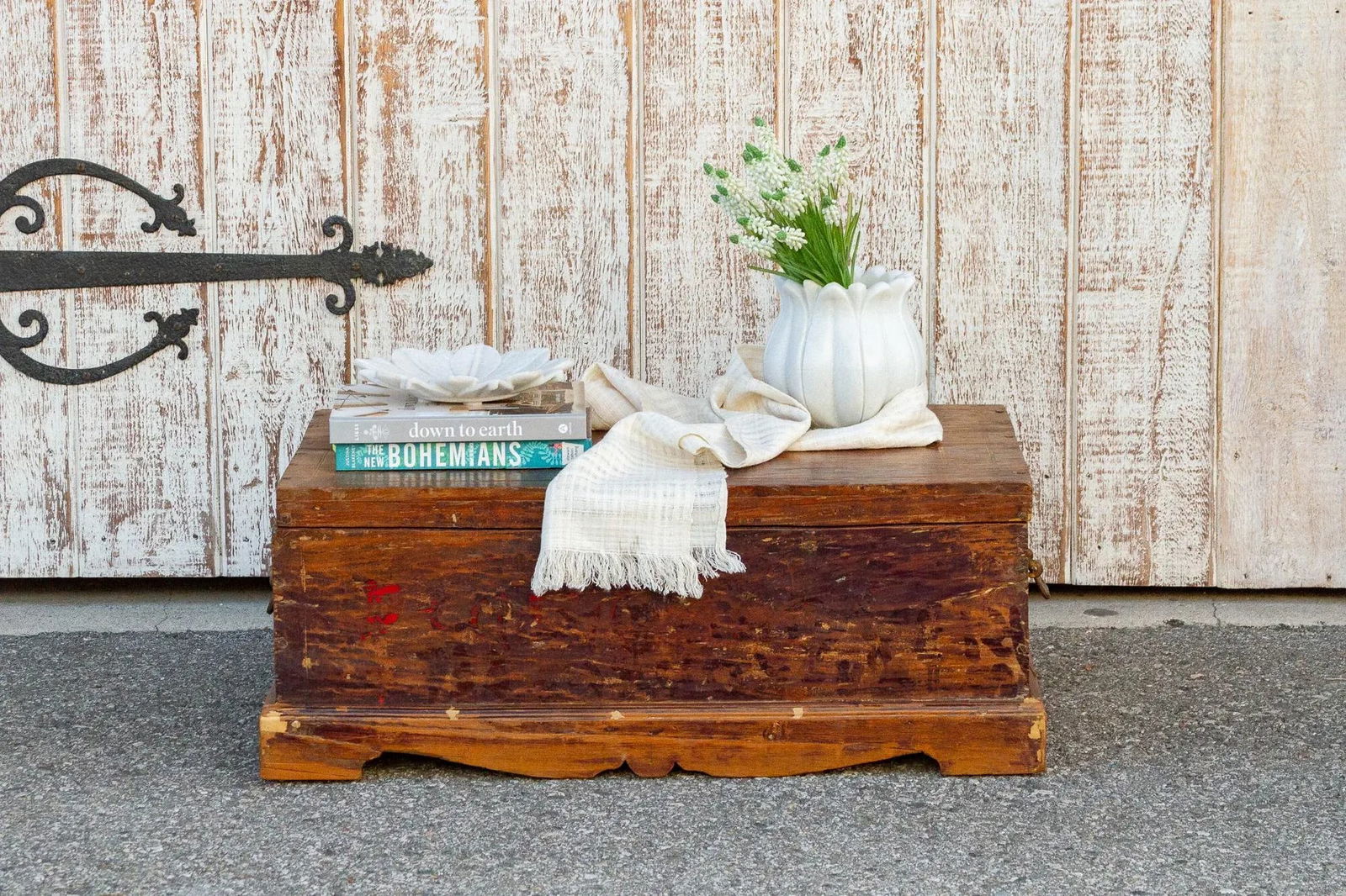 19th Century Indo-Portuguese Goa Painted Trunk - 3