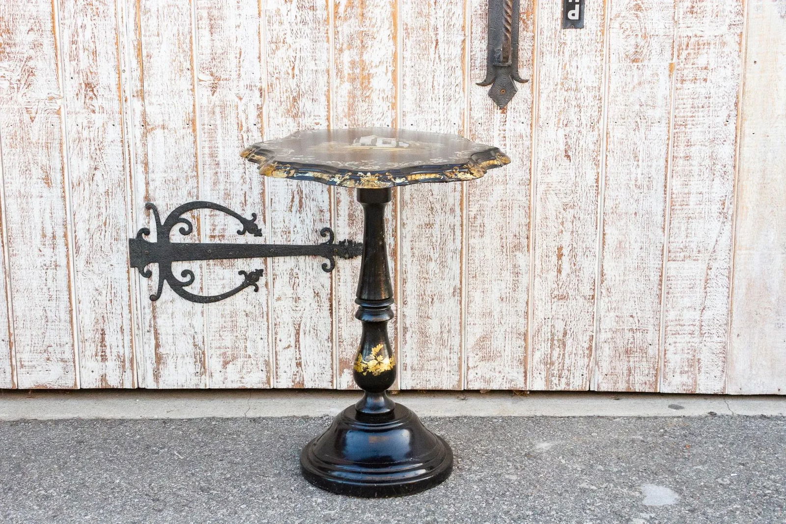 Antique French Mother of Pearl Inlaid Table - 3