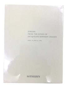 Auction Catalogue Jewelry From the of Jacqueline Kennedy Onassis April 24th & 25th 1996