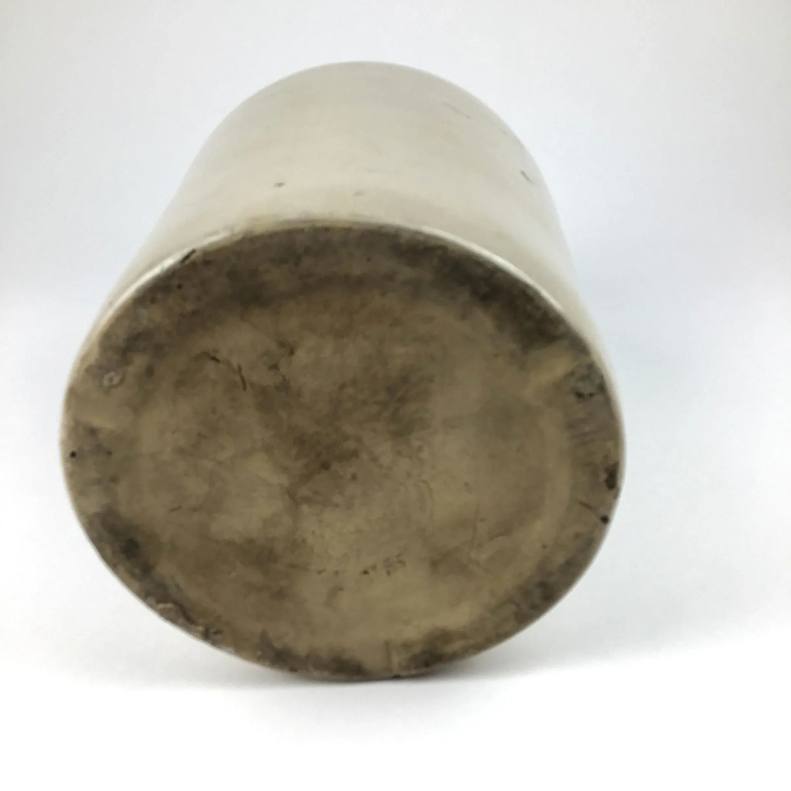 Antique Stoneware Salt Glazed Heavy Jug Marked With A - 11