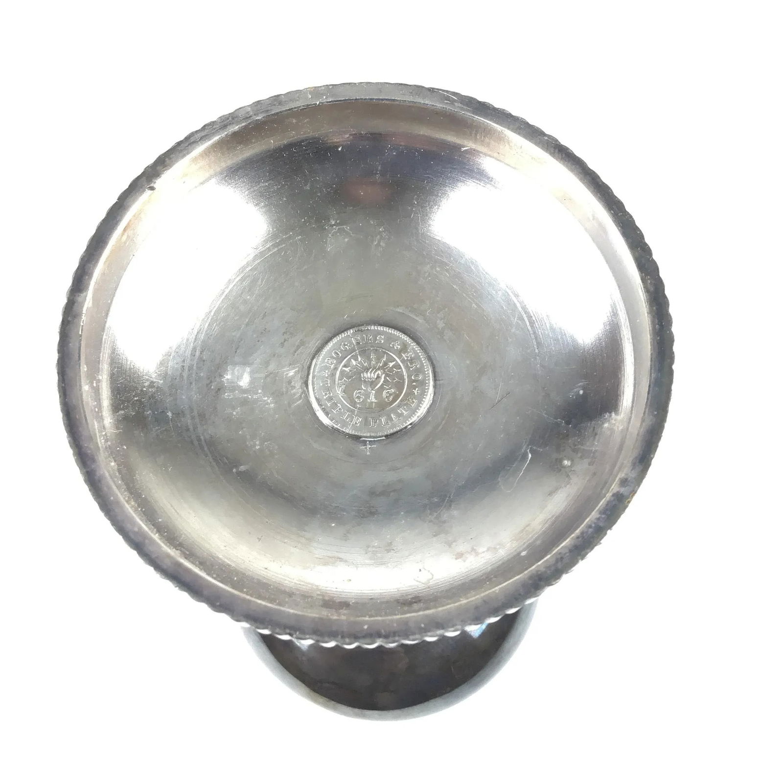 Antique Rogers Bros Wine Vessel Silver Plate Stemware - 10