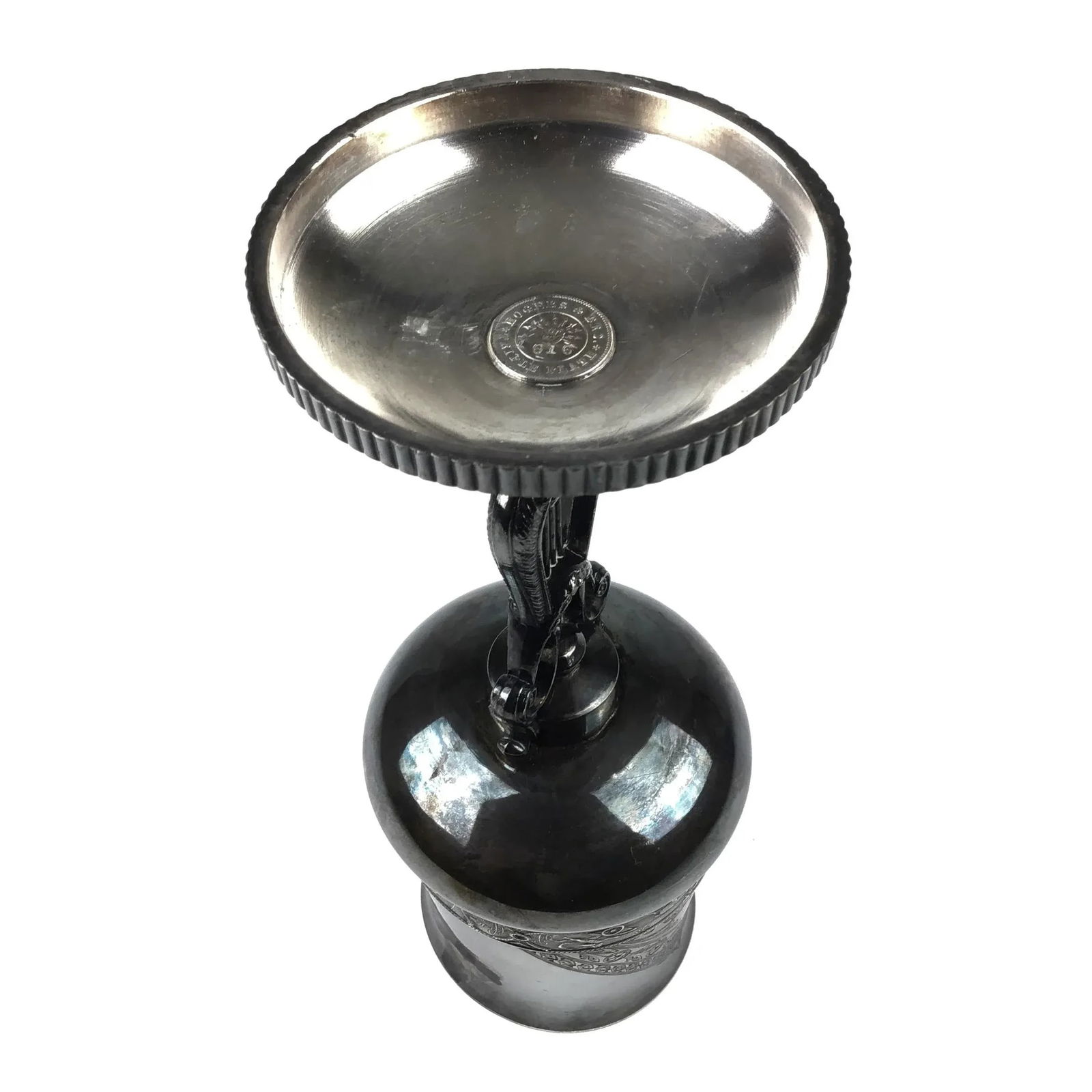 Antique Rogers Bros Wine Vessel Silver Plate Stemware - 9