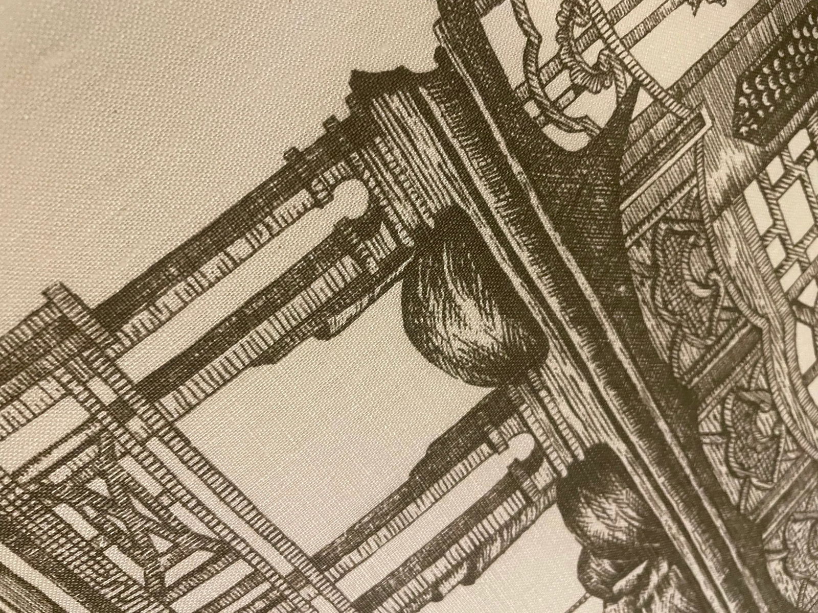 19th Century Mahogany Carver Chair Schumacher Fabric Seat - 9