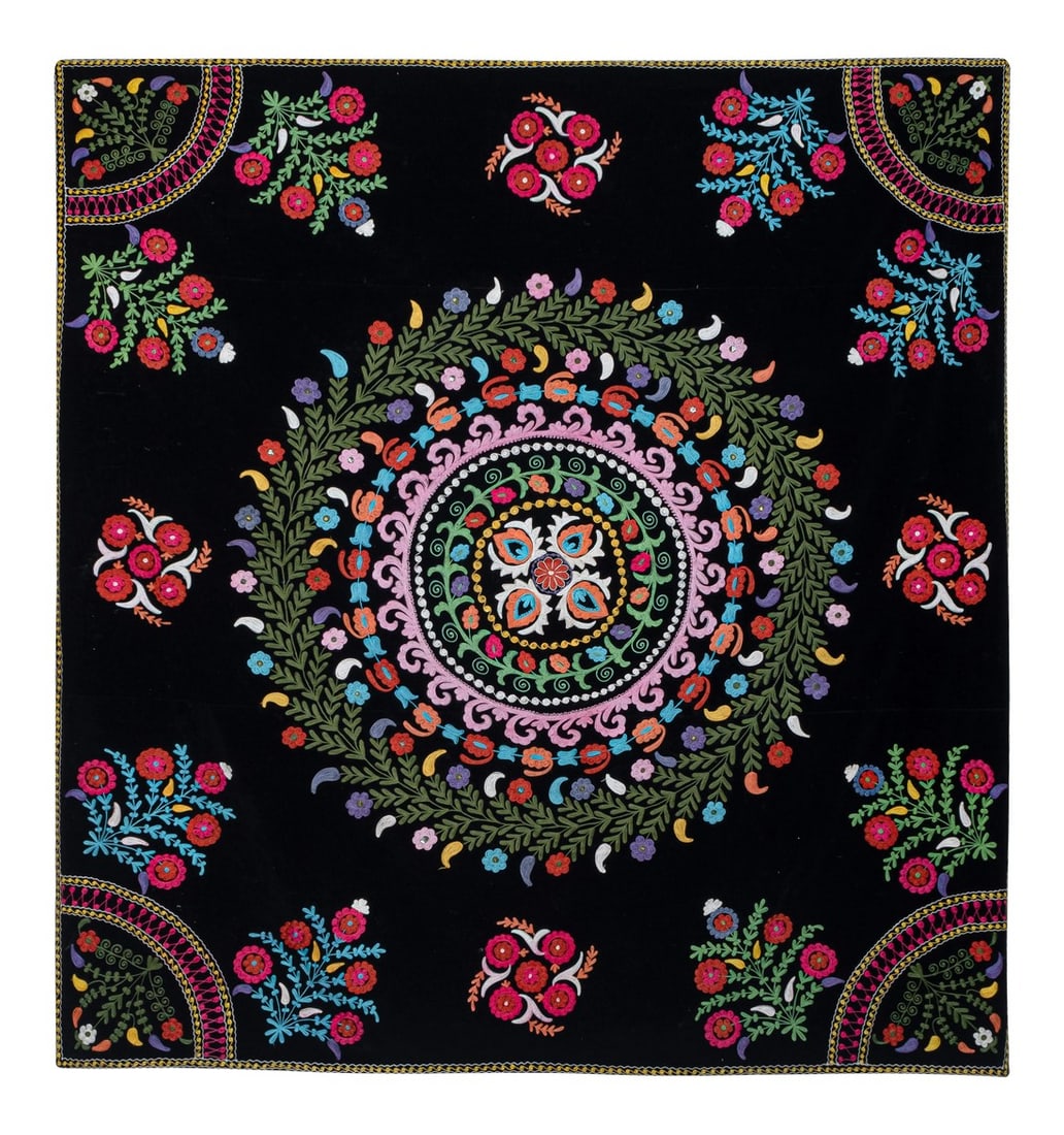 Suzani Velvet Wall Hanging Decor (1 of 10)