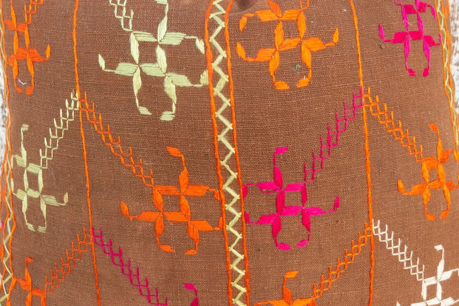 Bhumi Antique Indian Folk Pillow - 6