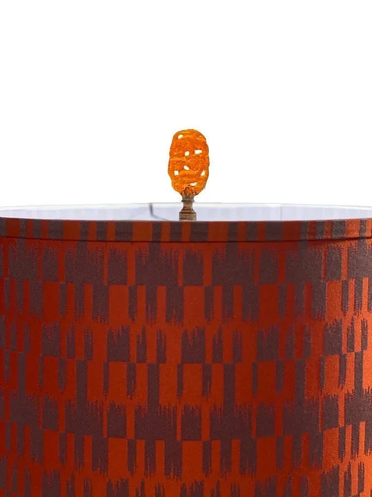 Mid 20th Century French Hand Blown Red Glass Table Lamp - 6