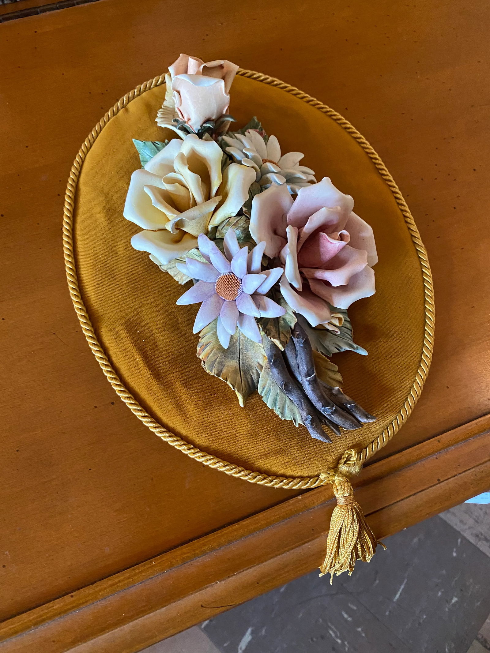 1950s Capodimonte Wall Art - 2