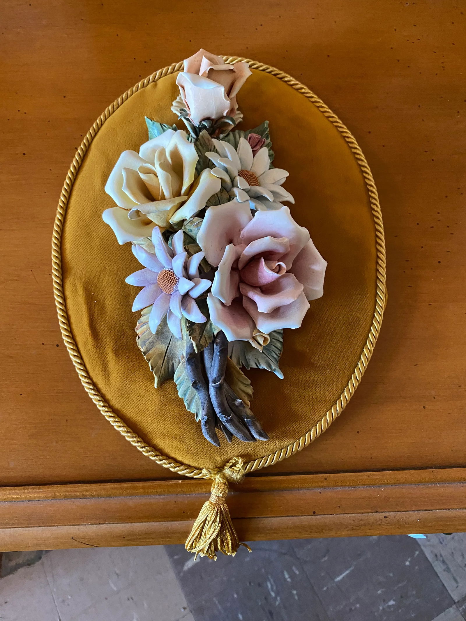 1950s Capodimonte Wall Art - 6