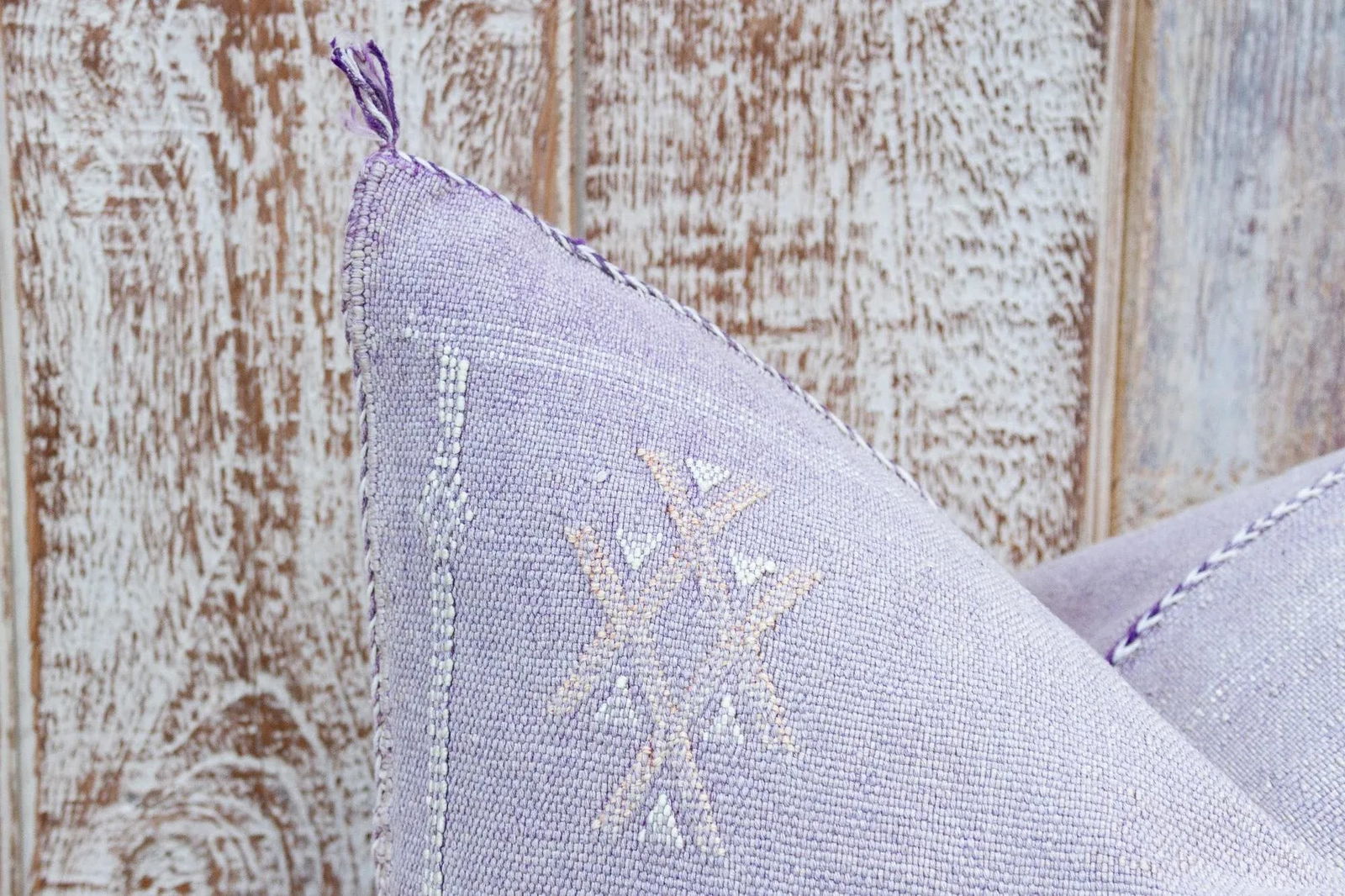 Lona Moroccan Silk Rug Pillow - 5