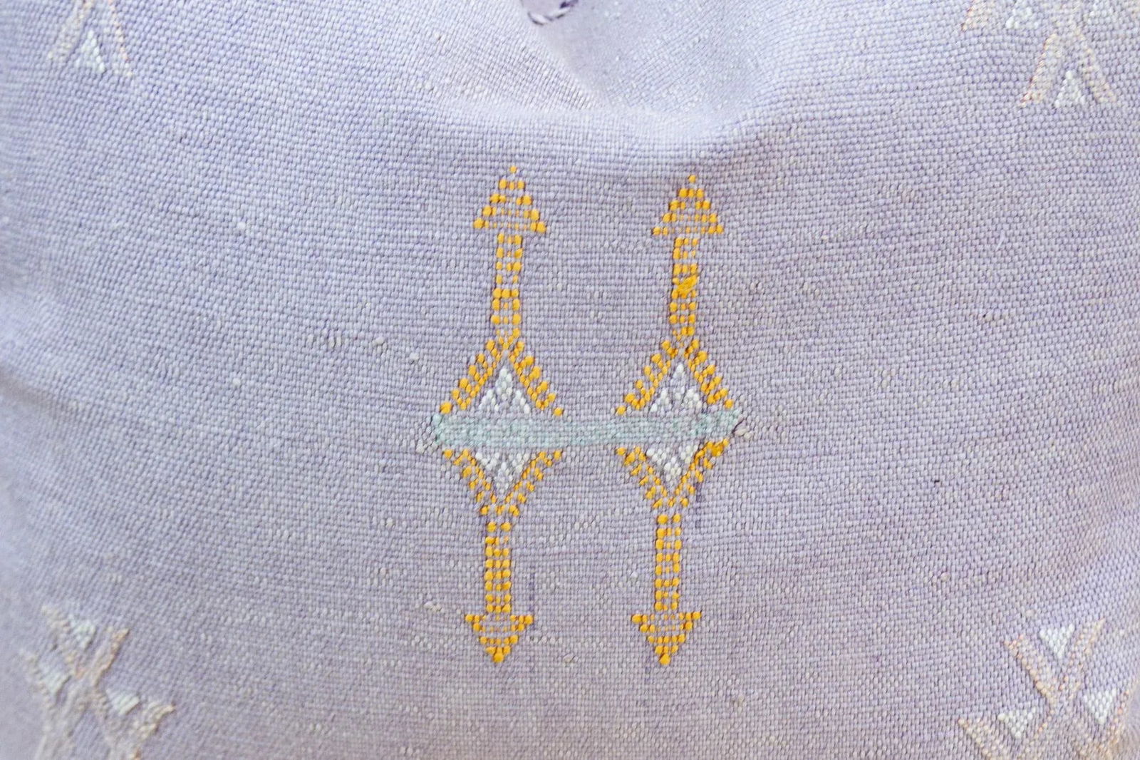 Lona Moroccan Silk Rug Pillow - 7